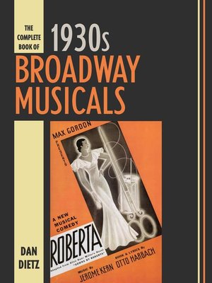 cover image of The Complete Book of 1930s Broadway Musicals